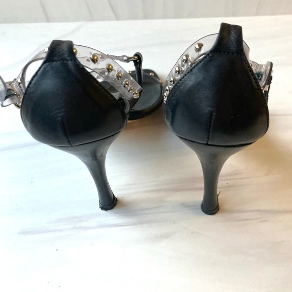 Stuart Weitzman Y2K Studded‎ Jelly Sandal Heels 5.5 - Picture 6 of 8